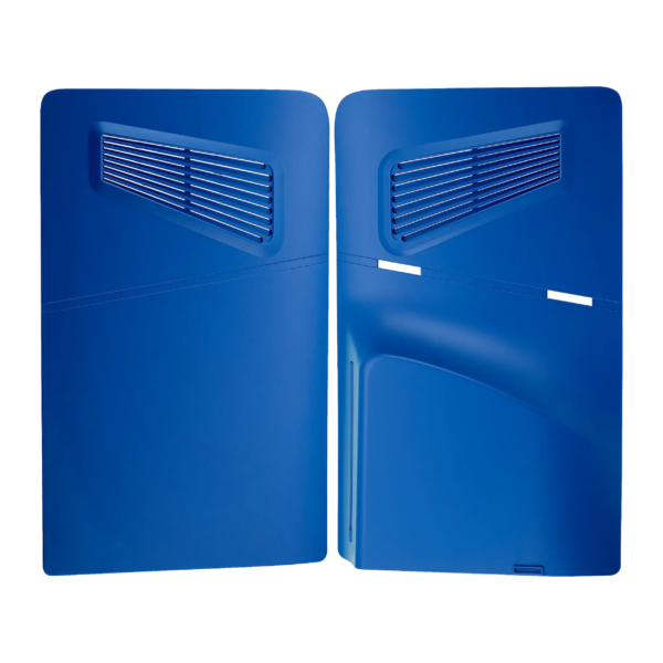 Console Shell para PlayStation 5 Slim (Azul) – Conjunto de 2 Peças