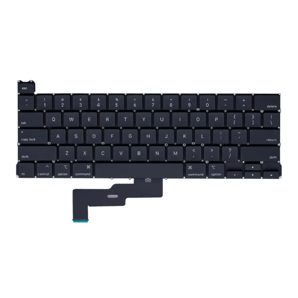 Teclado com Retroiluminação Layout US e Parafusos para Portátil Apple MacBook Pro 13" A2289 (2020)