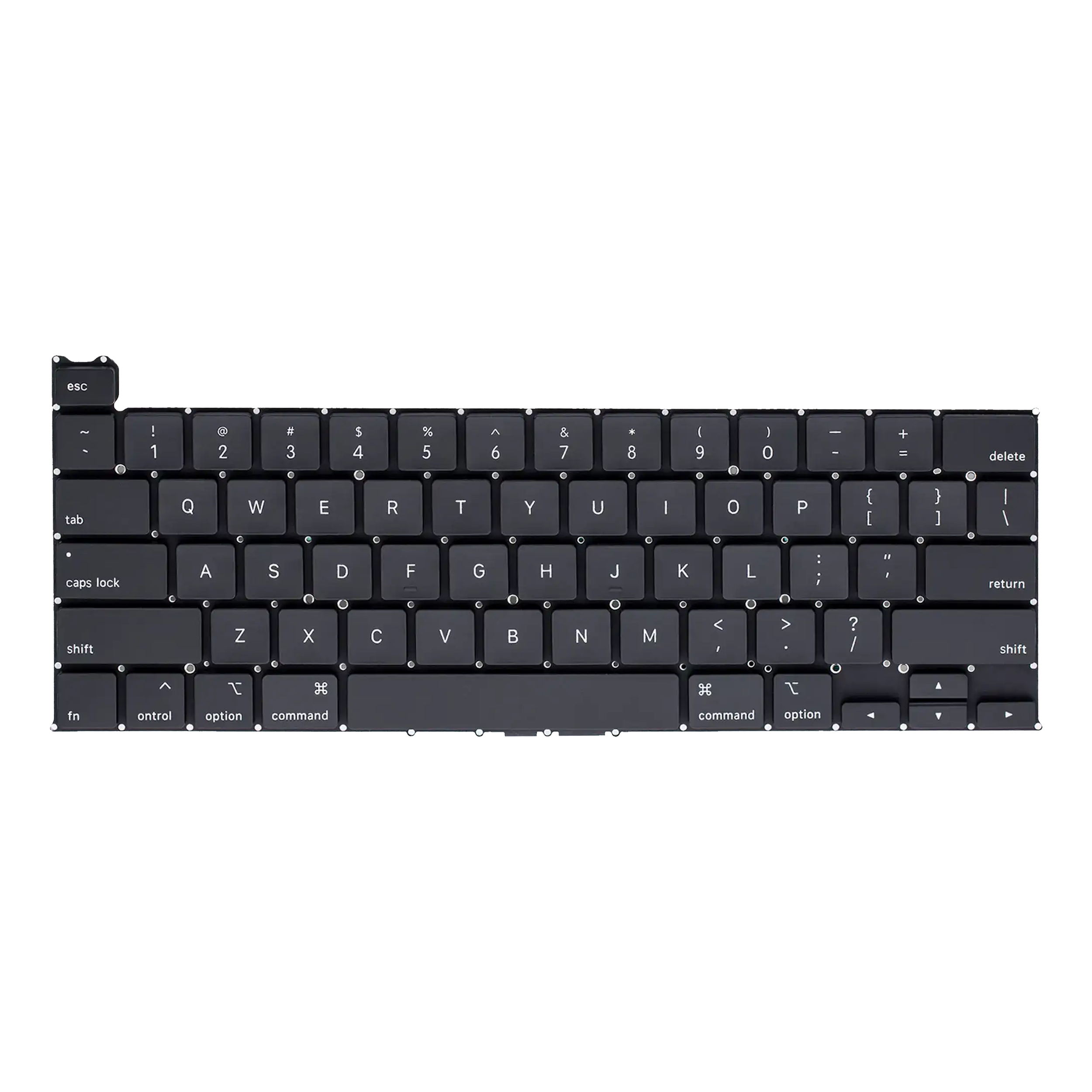 Teclado para Portátil MacBook Pro 13" A2251 (Mid 2020) com Retroiluminação e Parafusos (US English)