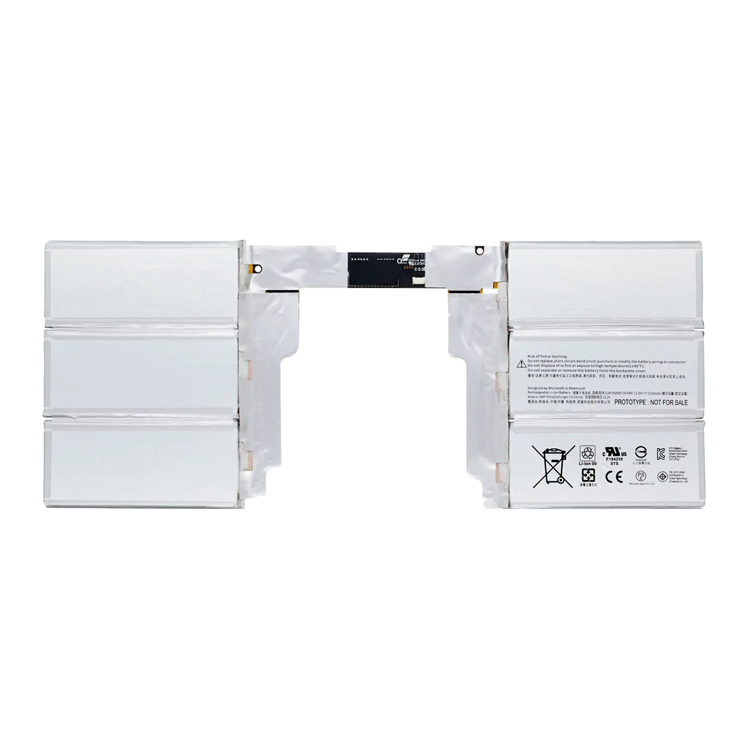 Bateria de Teclado para Portátil Microsoft Surface Book 2 13.5" (G3HTA049H G3HTA050H)