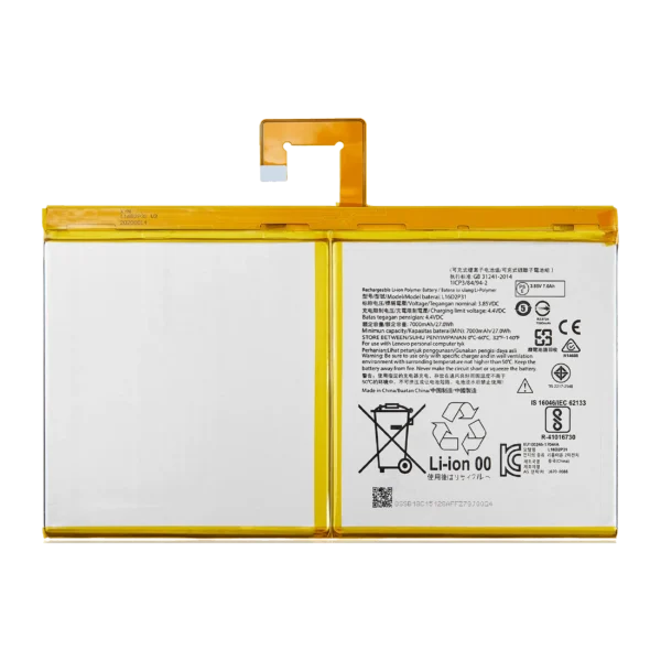 Bateria de Substituição Lenovo Smart Tab P10 TB-X705 L16D2P31 – Alta Qualidade