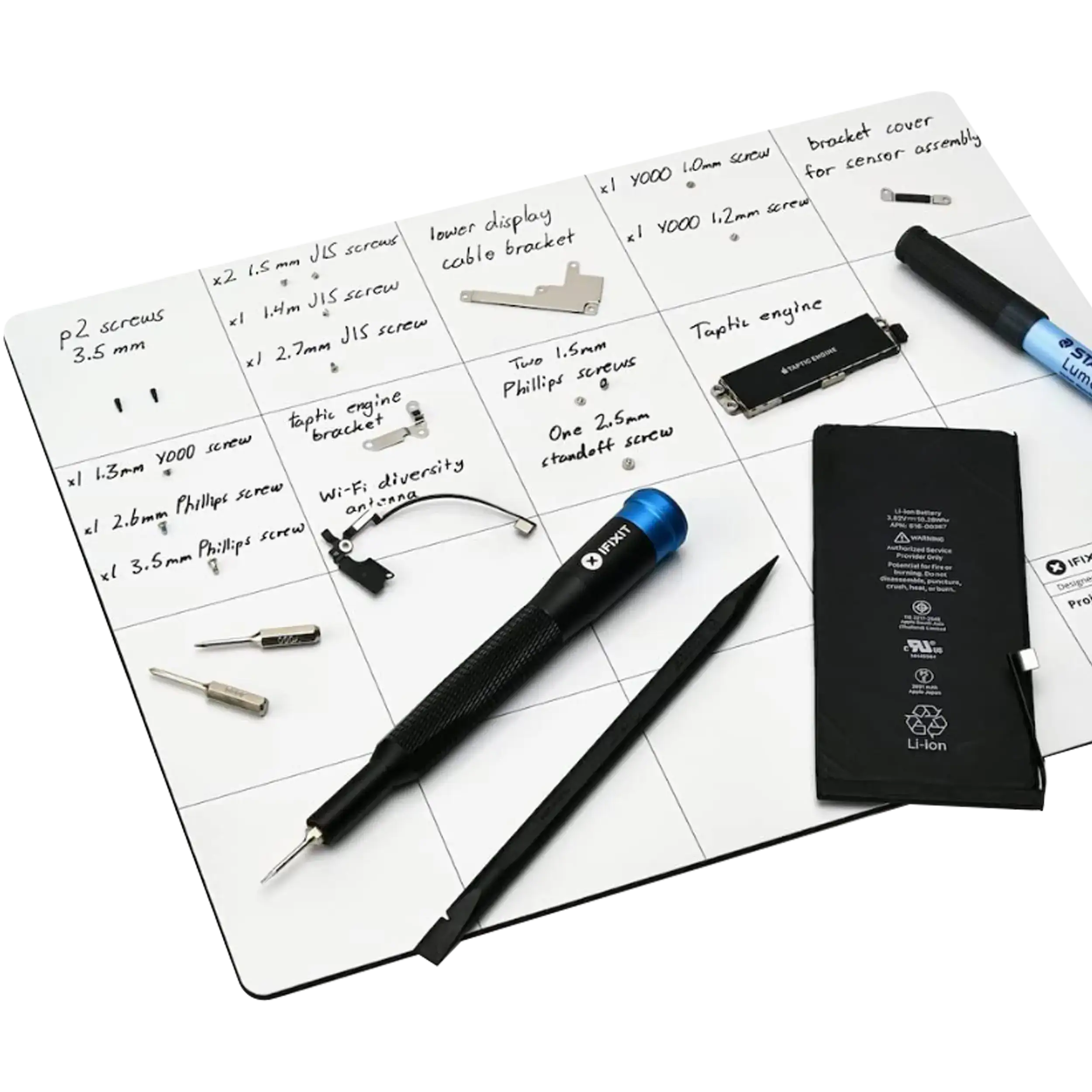 Tapete Magnético de Trabalho iFixit Magnetic Project Mat para Reparação de Portáteis