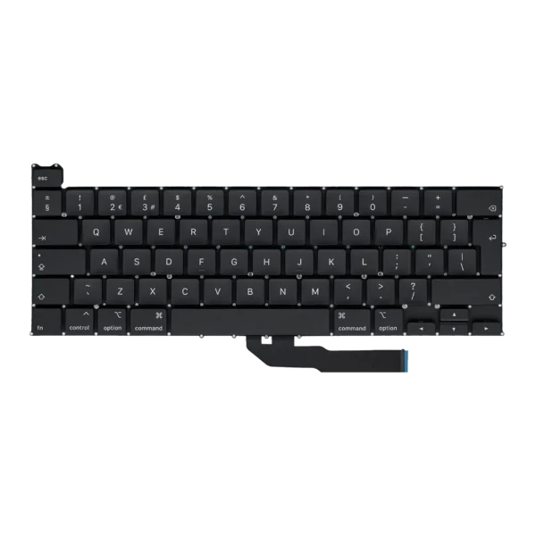 Teclado com Retroiluminação e Parafusos para MacBook Pro 13" A2251 (2020) - Layout UK English