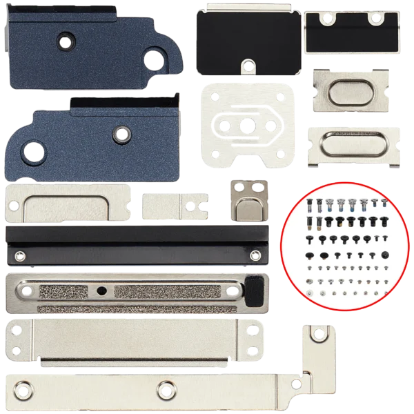 Conjunto de Suportes Metálicos e Parafusos para MacBook Air 13″ A3113/A3240 (2024–2025)