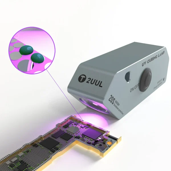 Lâmpada de Cura UV Portátil 2UUL Recarregável e Sem Fios