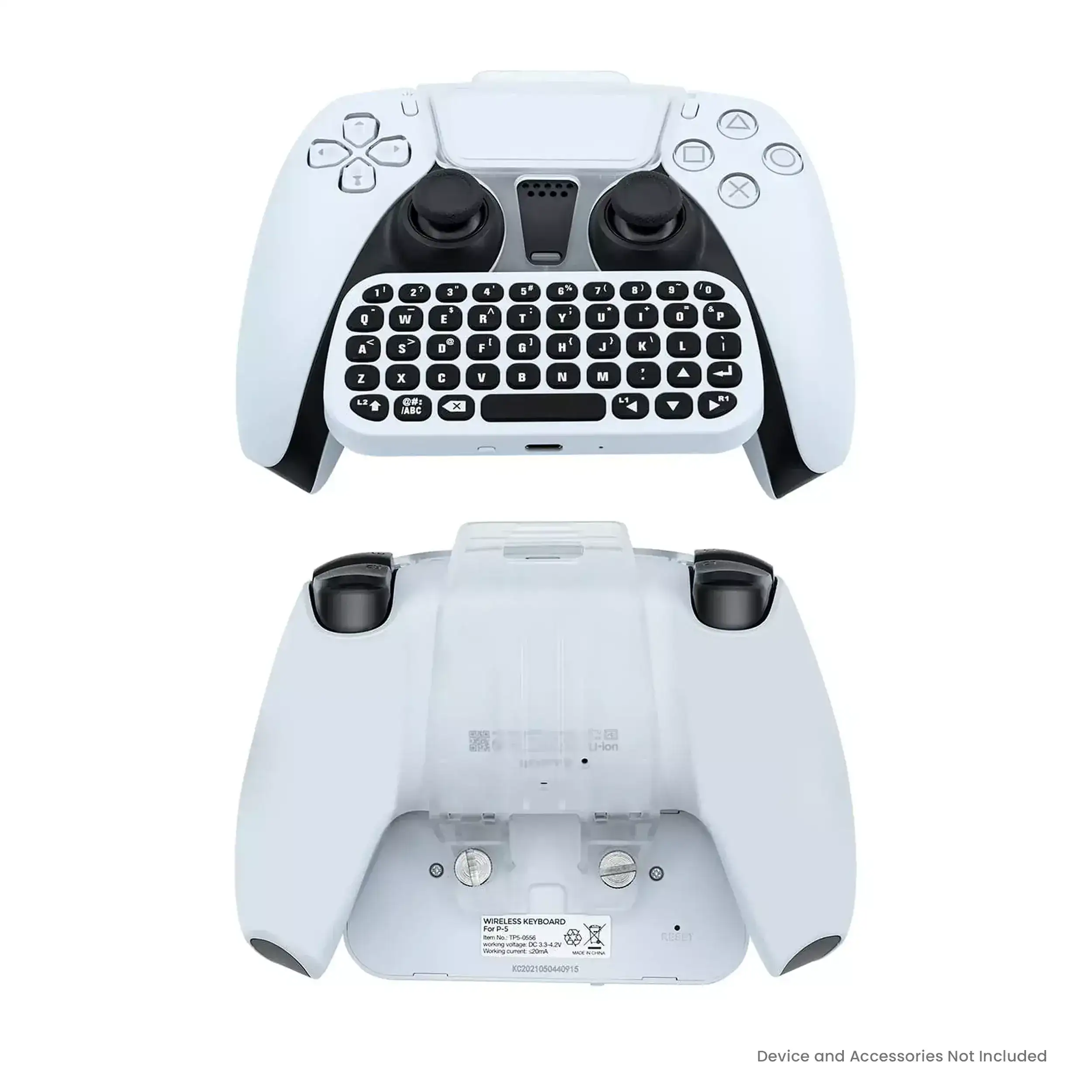 Teclado Sem Fios Bluetooth DOBE para Comando PlayStation 5 - Image 3