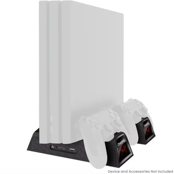 Suporte Vertical DOBE para PS4, PS4 Slim e PS4 Pro com Arrefecimento e Carregamento USB
