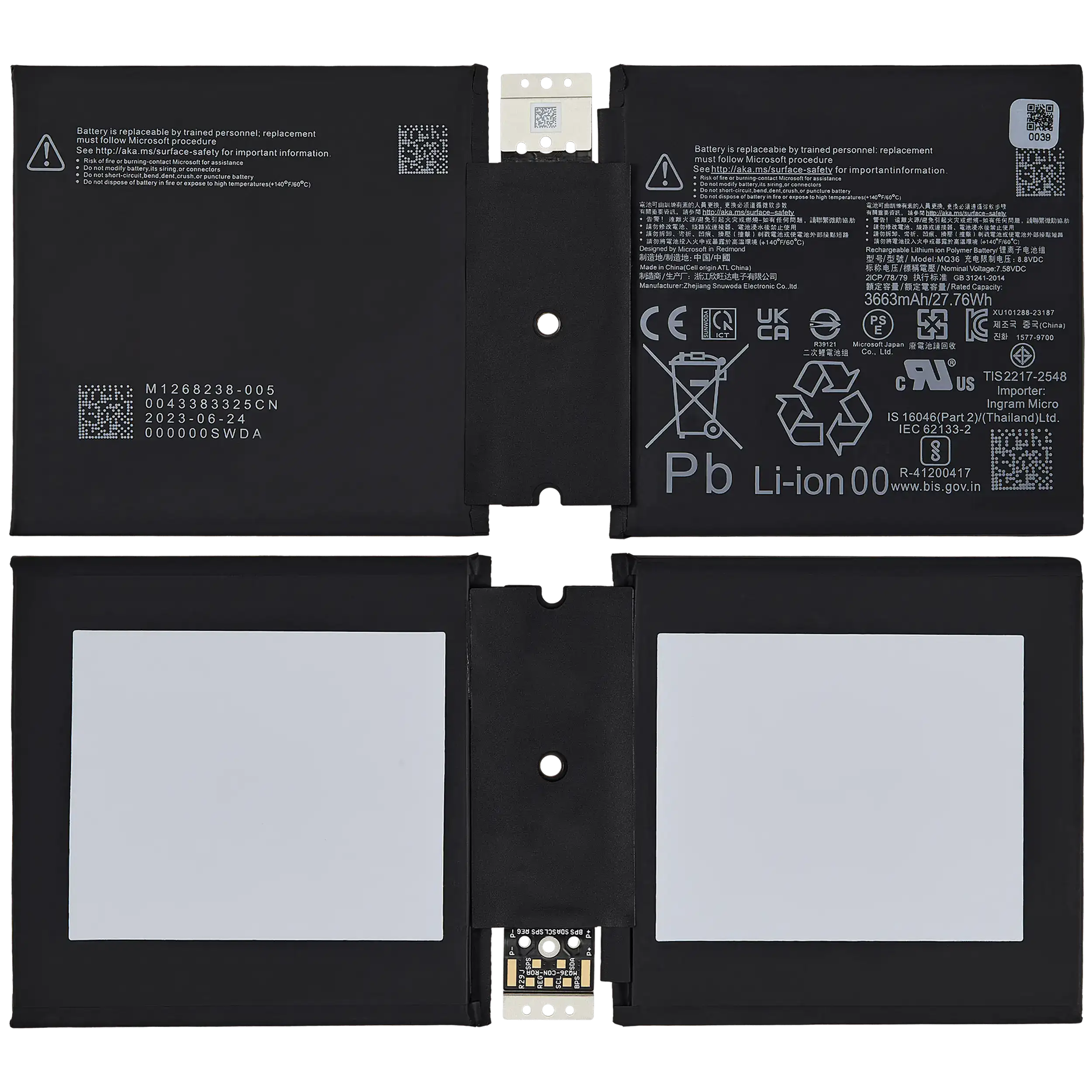 Bateria de Substituição para Portátil Microsoft Surface Go 4 - Image 2