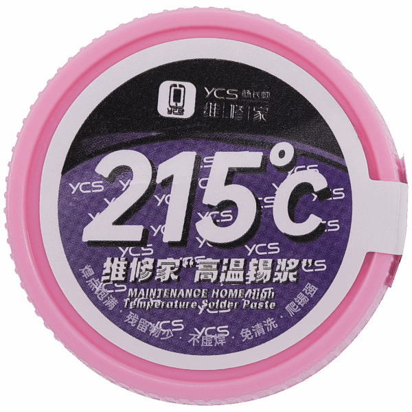 YCS Pasta de Solda de Alta Temperatura 215 °C — 50 g