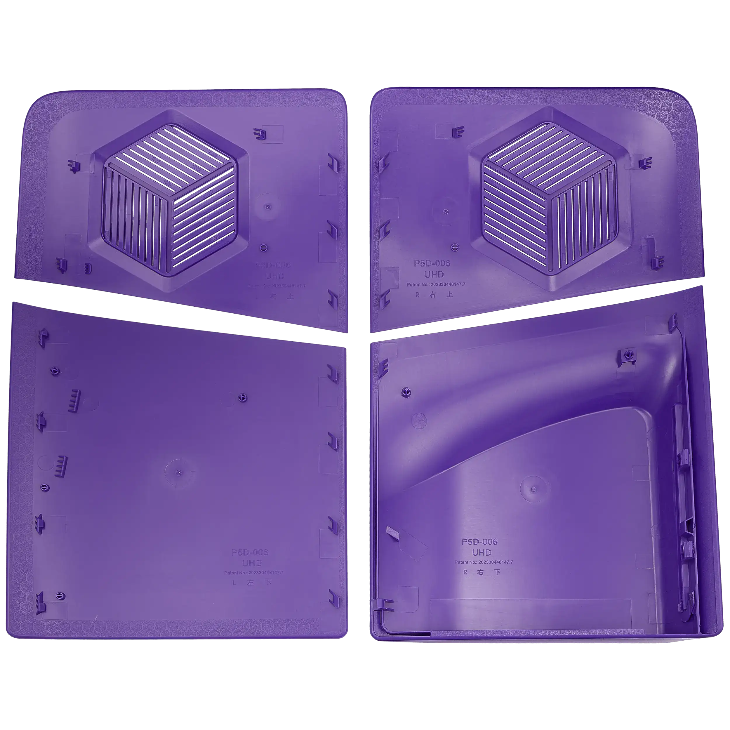 Carcaça Roxa para PlayStation 5 Pro D-006 — Edição com Leitor de Disco - Image 3