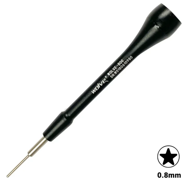 Chave de Fendas Pentalobe 0,8 mm 5-Star Wolve para Reparação de iPhone