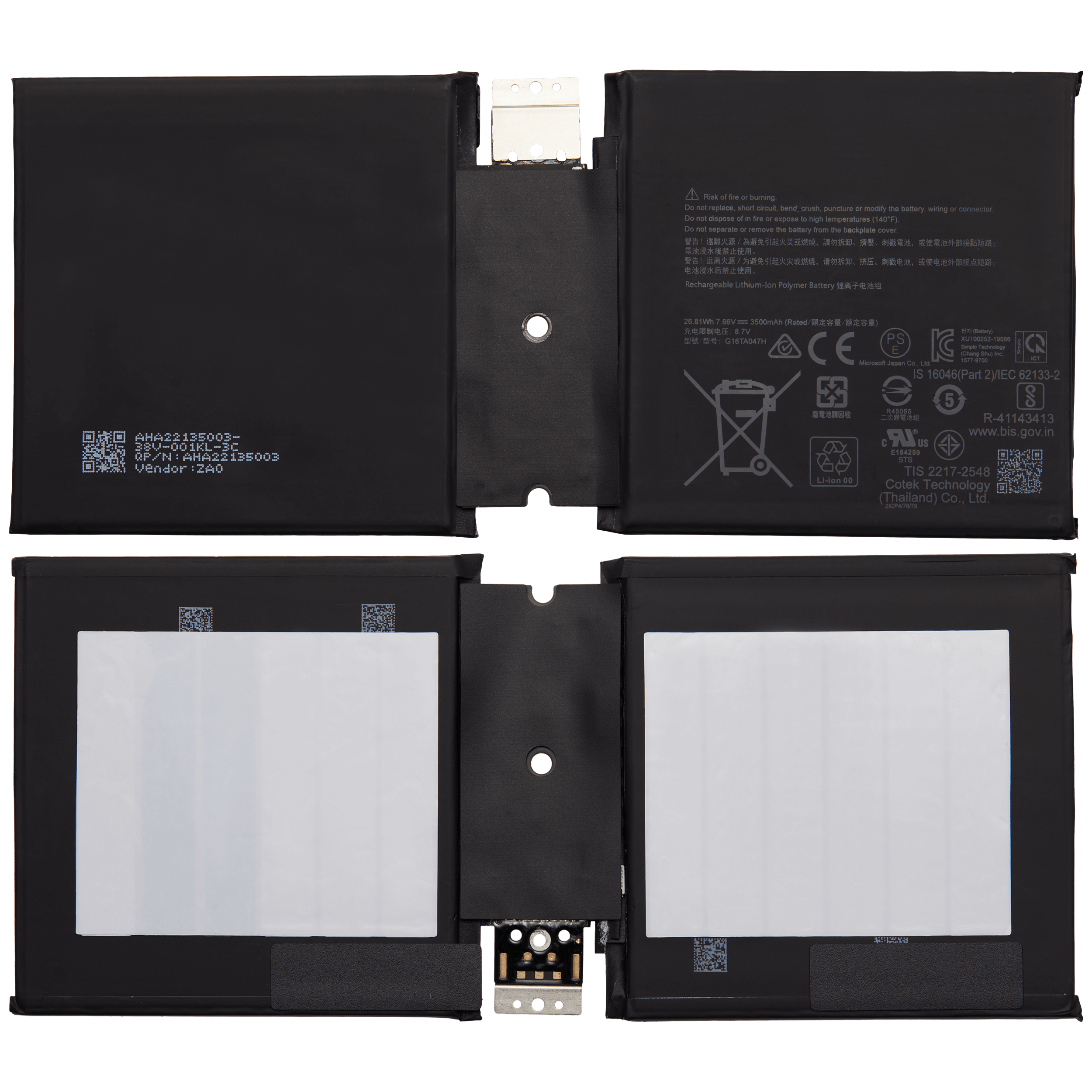 Bateria para Portátil Microsoft Surface Go 3 - G16TA047H - Image 2