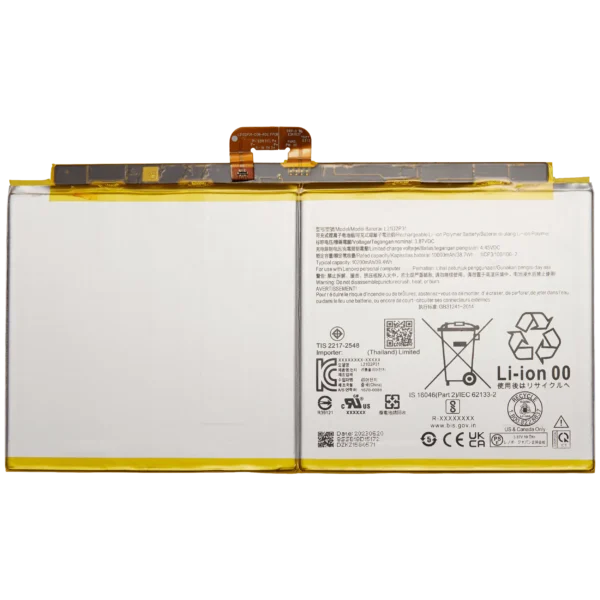 Bateria de Substituição para Lenovo Tab P12 (TB370) – L21D2P31 – 5000 mAh Alta Capacidade