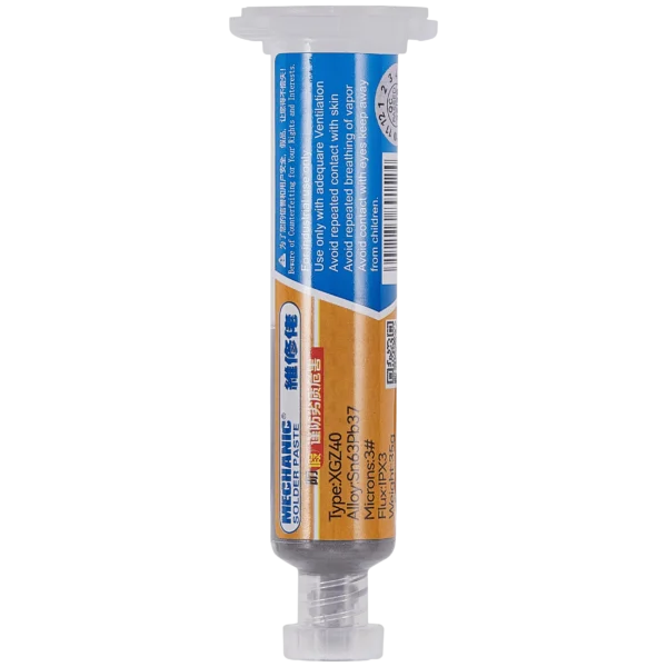 Pasta de Soldar Mechanic XG-Z40 – Ponto de Fusão de 183 °C