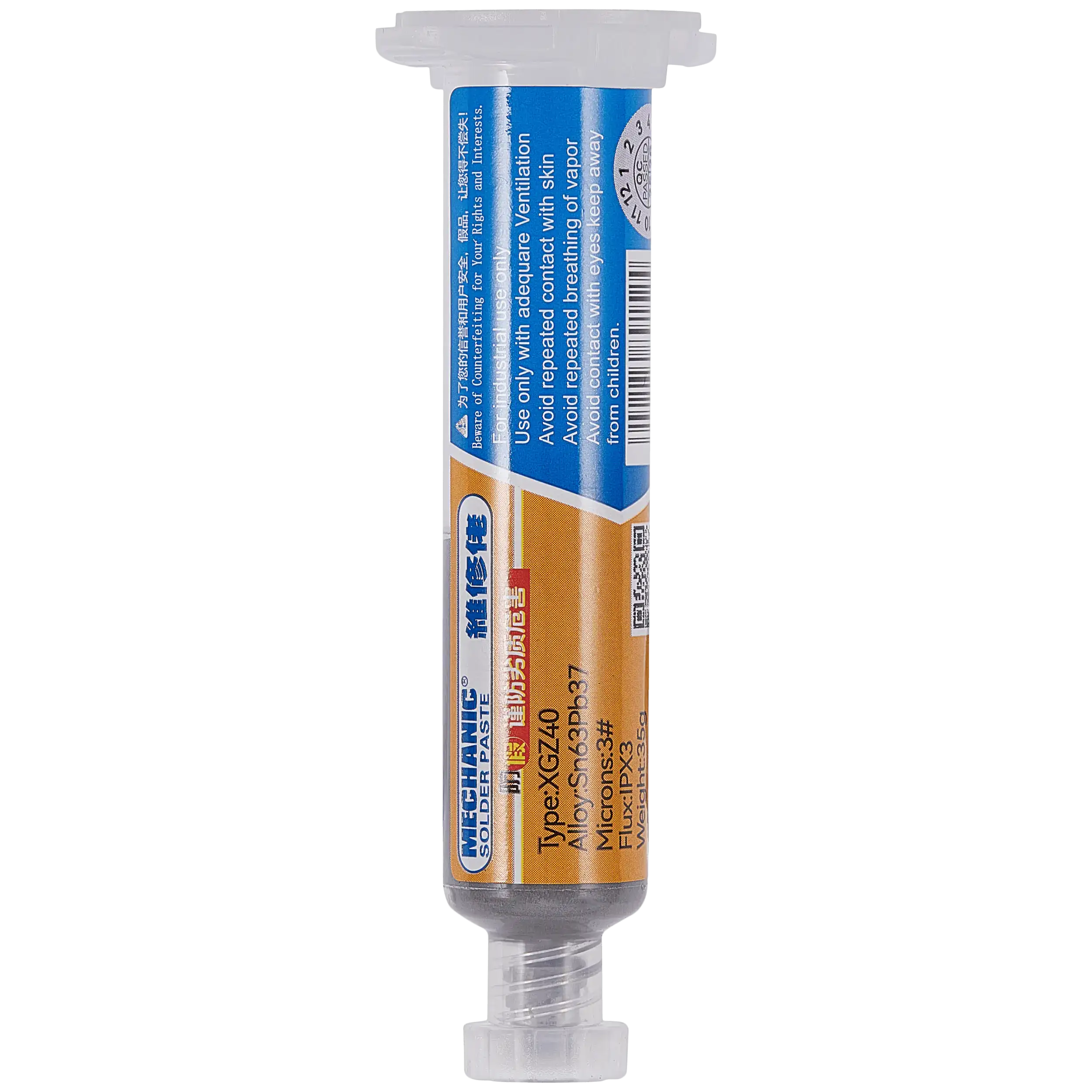 Pasta de Soldar Mechanic XG-Z40 – Ponto de Fusão de 183 °C