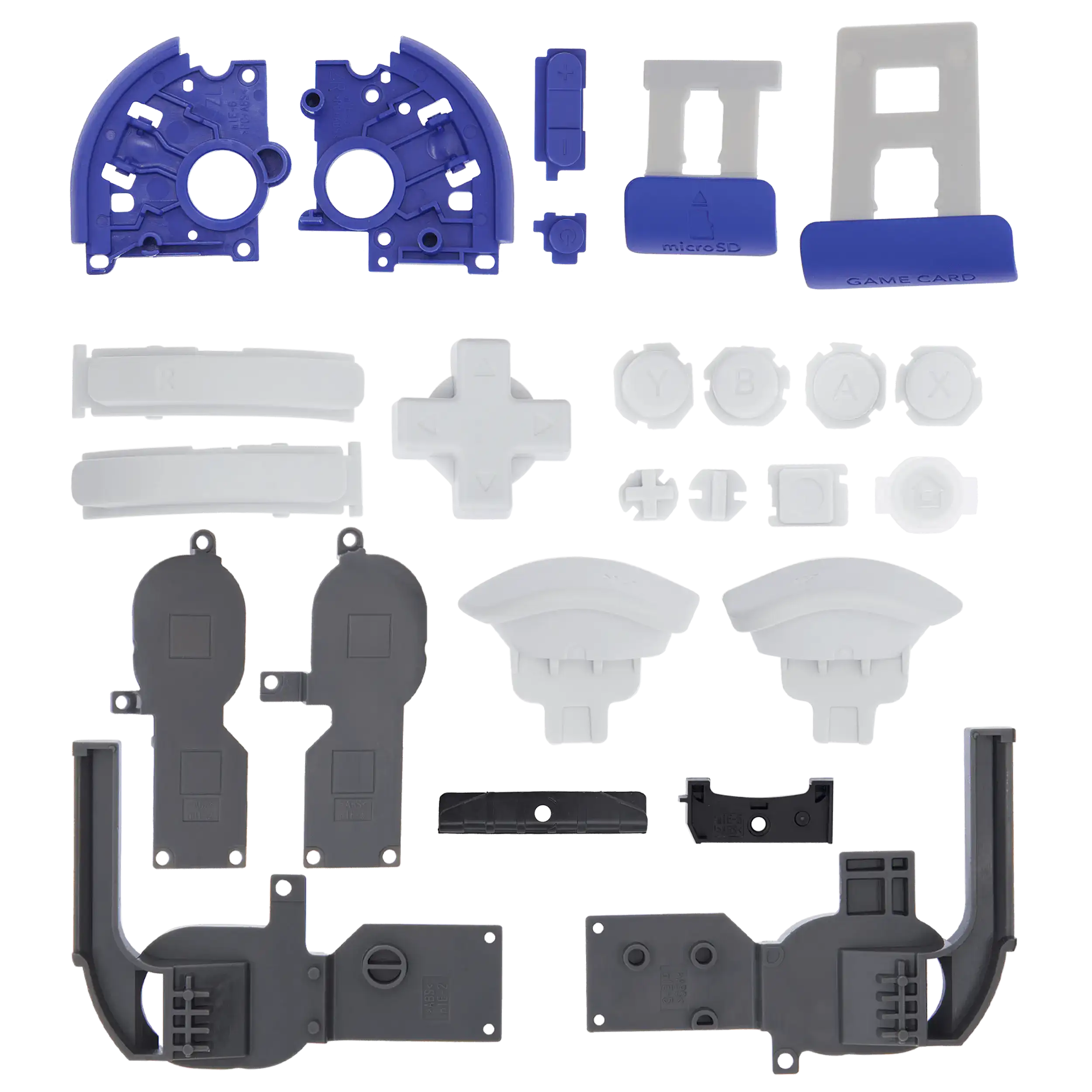 Conjunto Completo de Botões para Consola Portátil Nintendo Switch Lite (Azul)