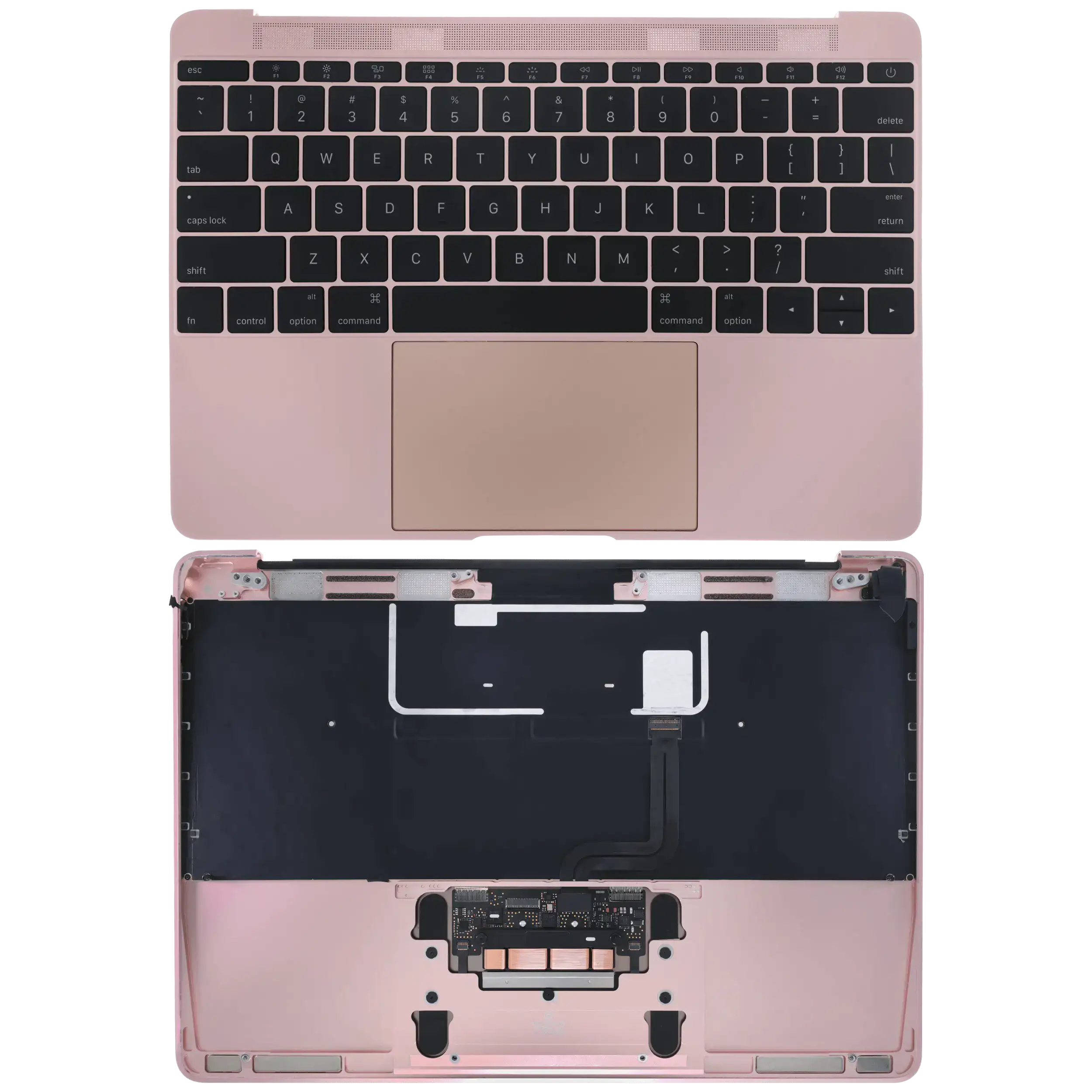 Top Case com Teclado ANSI US Rose Gold para MacBook 12″ A1534 (2016–2017) — OEM Usado Grade A - Image 2