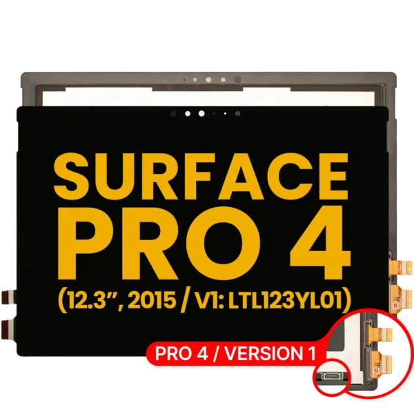 Ecrã LCD com Digitizer Samsung V1.0 para Microsoft Surface Pro 4 (Versão 1) – Recondicionado