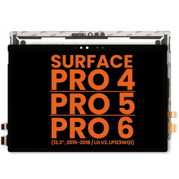 LCD Assembly com Digitizer LG LP123WQ1 para Microsoft Surface Pro 4, 5 e 6 – Versão 2, Blemish Grade A