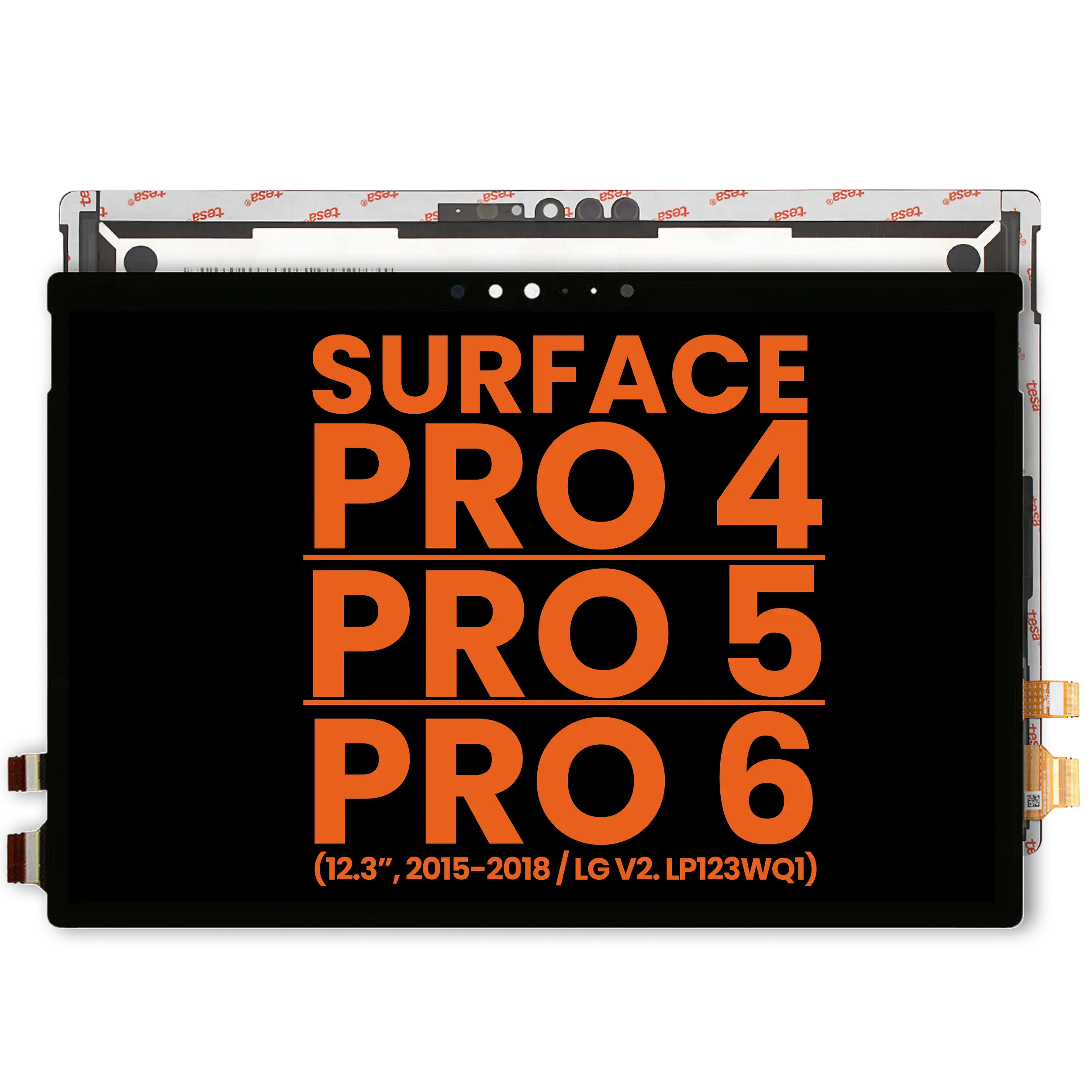 LCD Assembly com Digitizer LG LP123WQ1 para Microsoft Surface Pro 4, 5 e 6 – Versão 2, Blemish Grade A