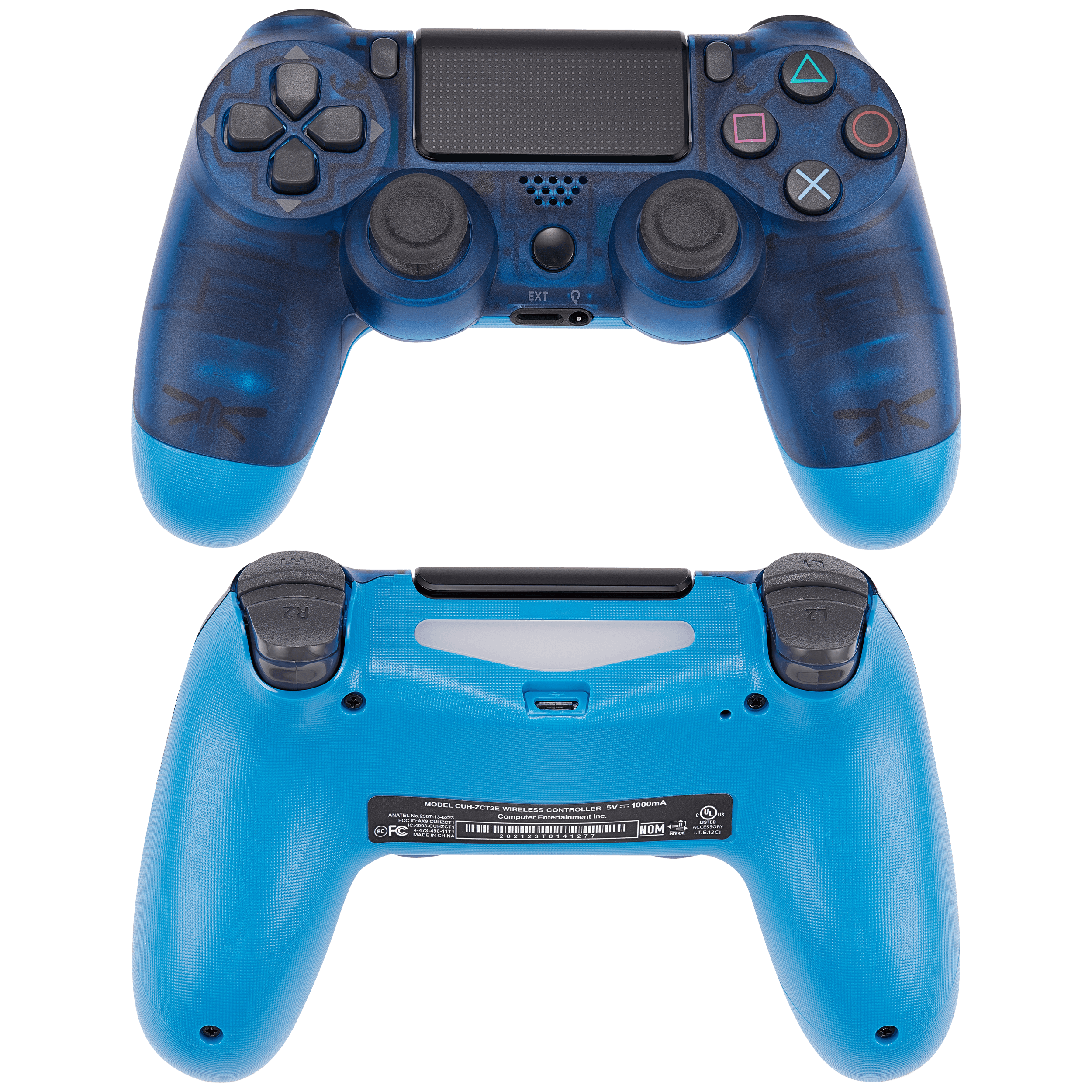 Comando Sem Fios DoubleShock 4 para PlayStation 4 (Crystal Blue) - Image 2