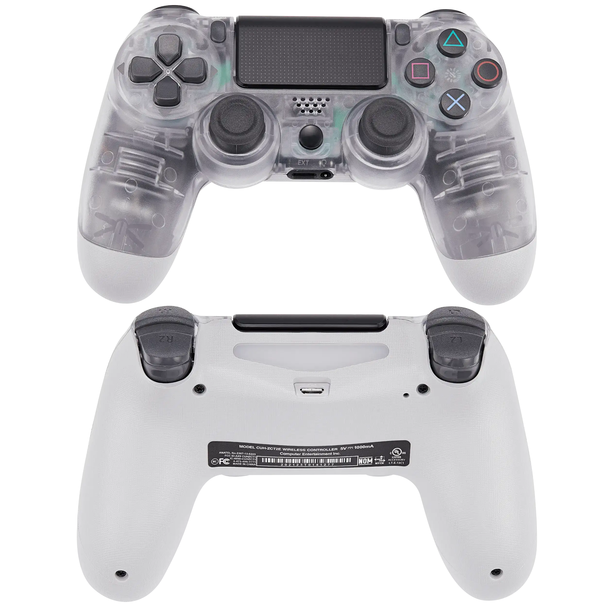 Comando Sem Fios DoubleShock 4 para PlayStation 4 — Crystal White - Image 2