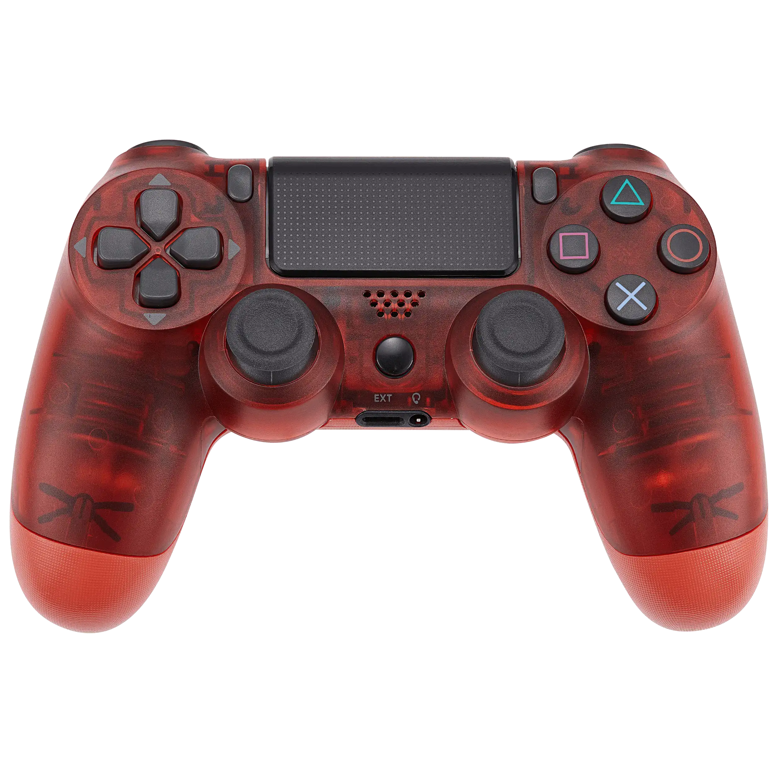 Comando Sem Fios DoubleShock 4 Crystal Red para PlayStation 4