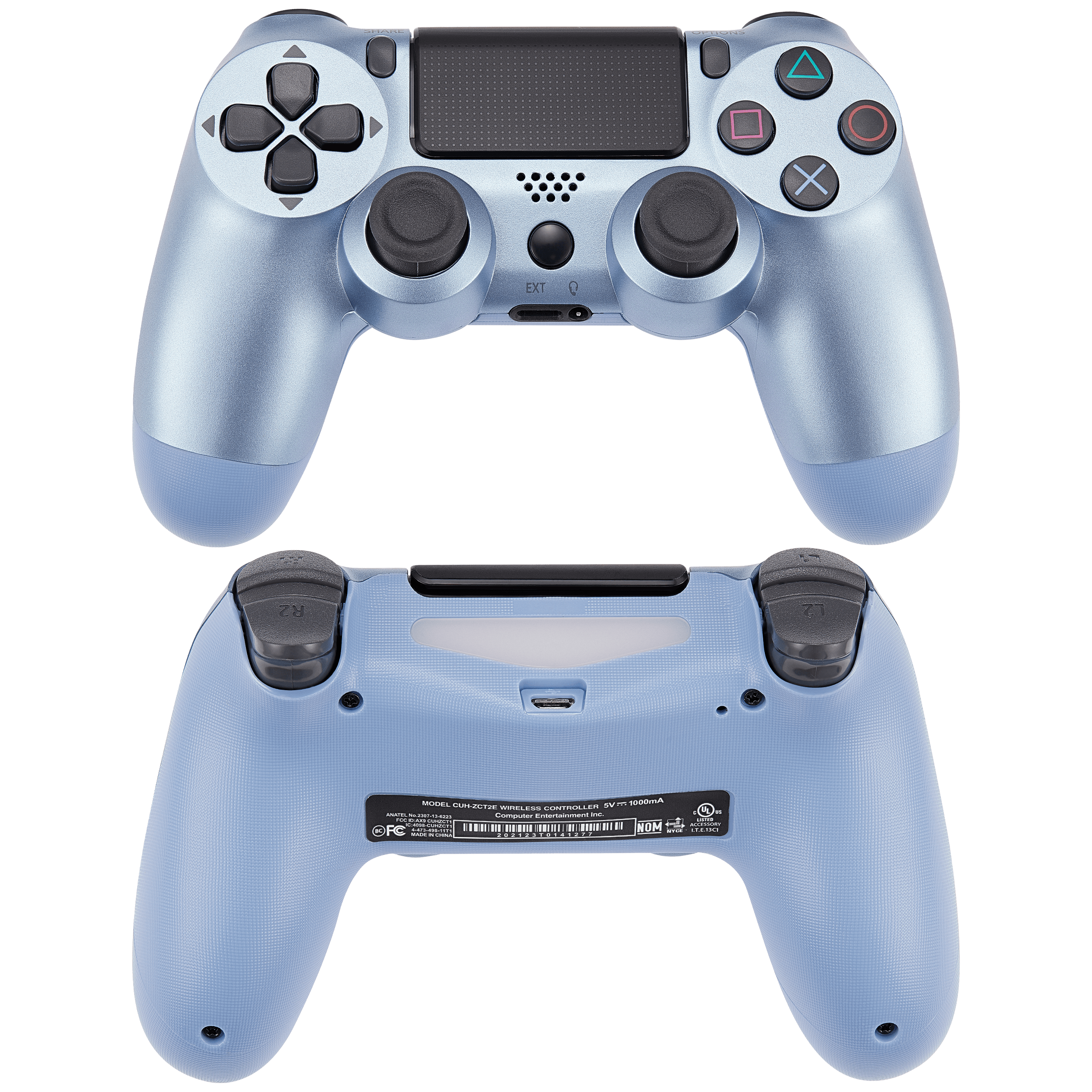 Comando Wireless DoubleShock 4 para PlayStation 4 Titanium Blue | Green Computer - Image 2