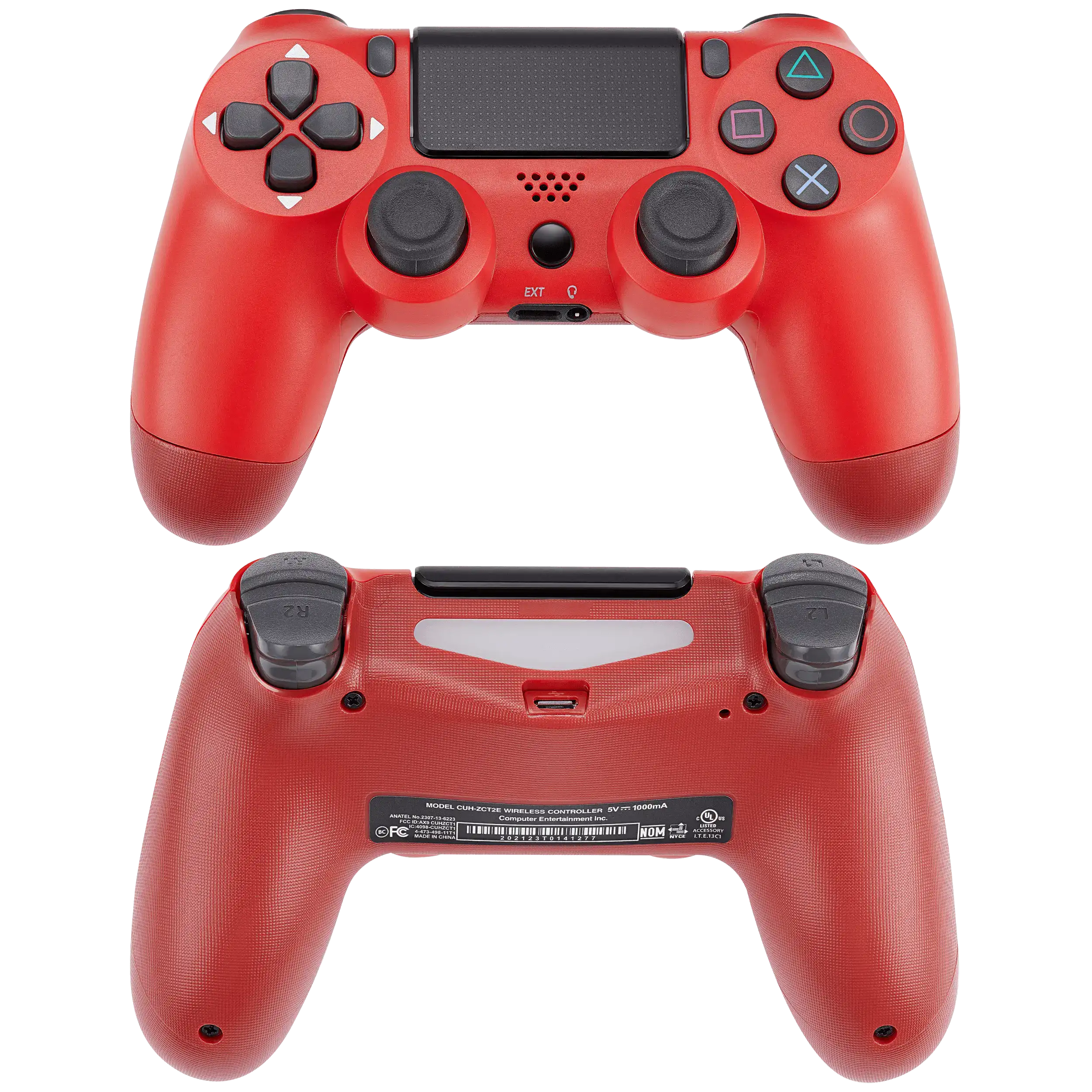 Comando Sem Fios DoubleShock 4 Vermelho para PlayStation 4 – Bluetooth e USB - Image 2