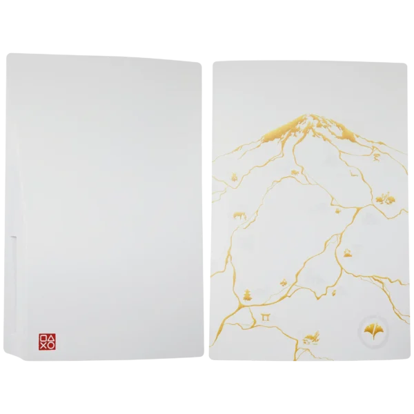 Faceplates Superior e Inferior PS5 1000, 1100 e 1200 – Design Ghost of Yōtei