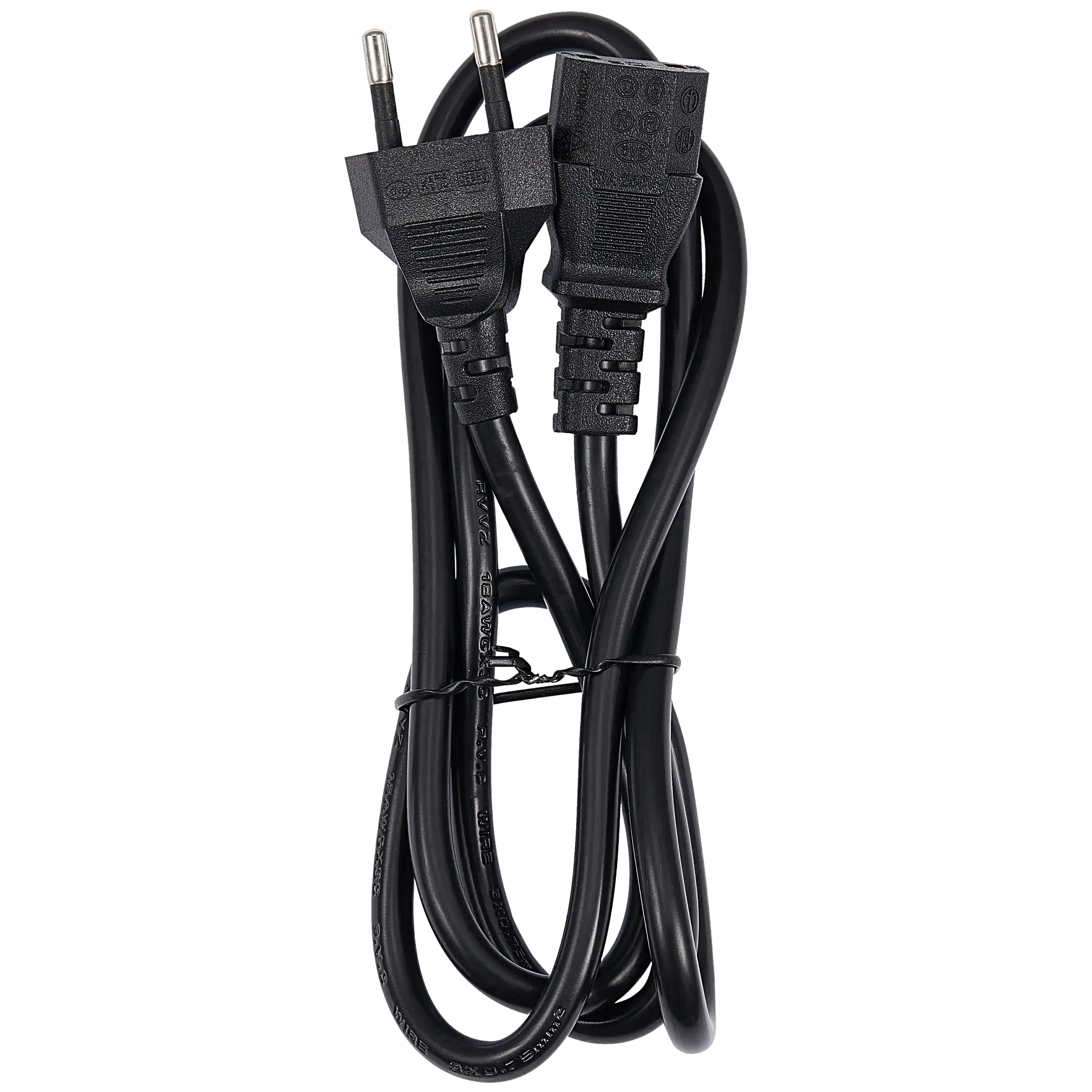 Cabo de Alimentação AC C17 para Consolas Xbox 360 Slim / E, Xbox One S / X e PS4 Pro
