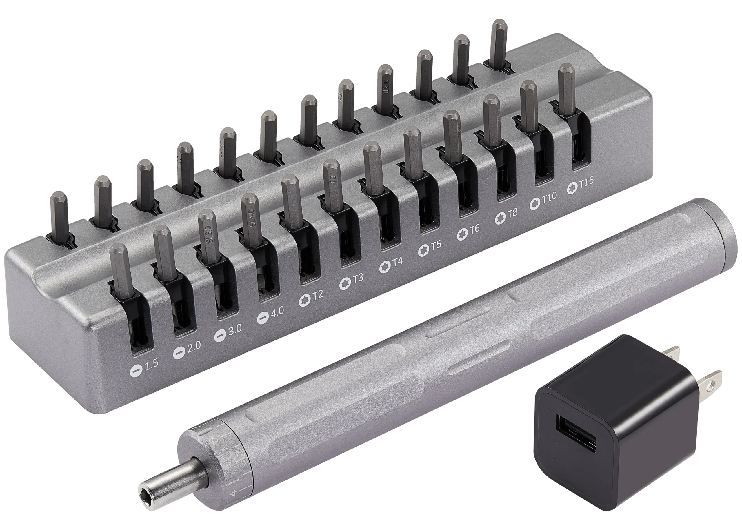 TBK-009 Mini Parafusadeira Elétrica Portátil 24 em 1 com Torque Ajustável e Freio Automático - Image 2