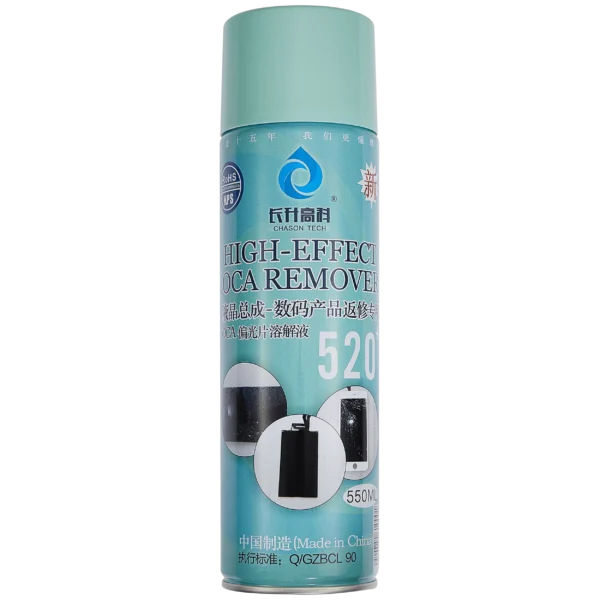 Removedor de Cola para Filme Polarizador 520 – 550 mL – Alta Eficiência para Portáteis