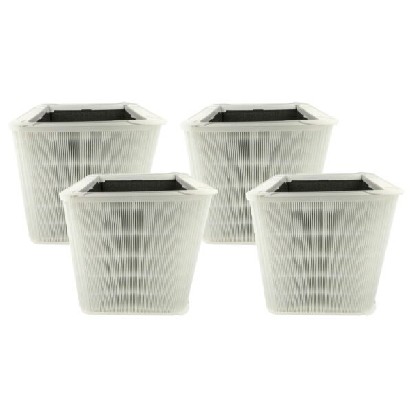 4x Filtro vhbw para Purificador de Ar Blueair Blue Pure - Pré-filtro + EPA + Carvão Ativado