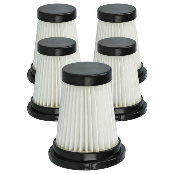 5x Filtro HEPA vhbw para Aspirador Genius Invictus One, Moosoo K12