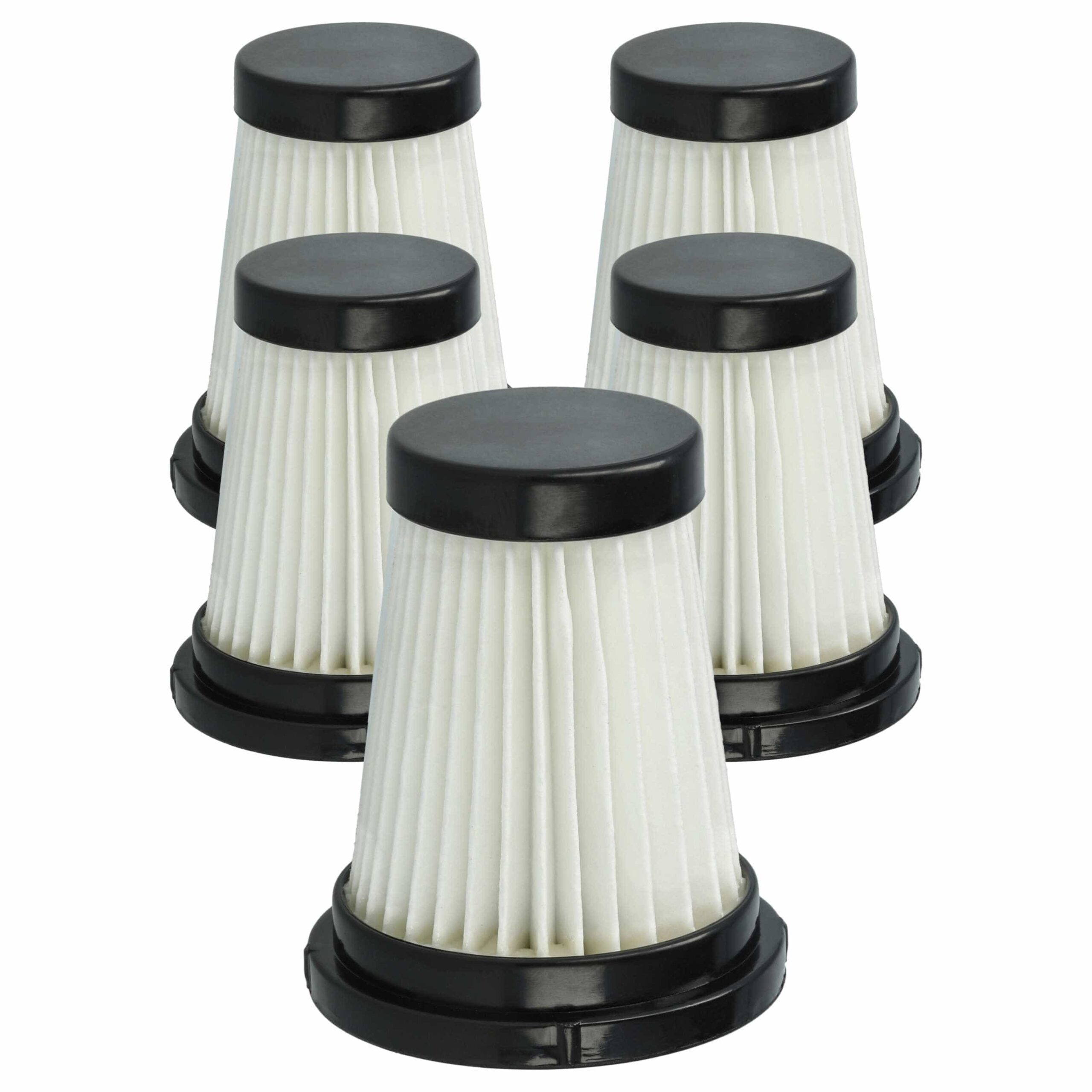 5x Filtro HEPA vhbw para Aspirador Genius Invictus One, Moosoo K12