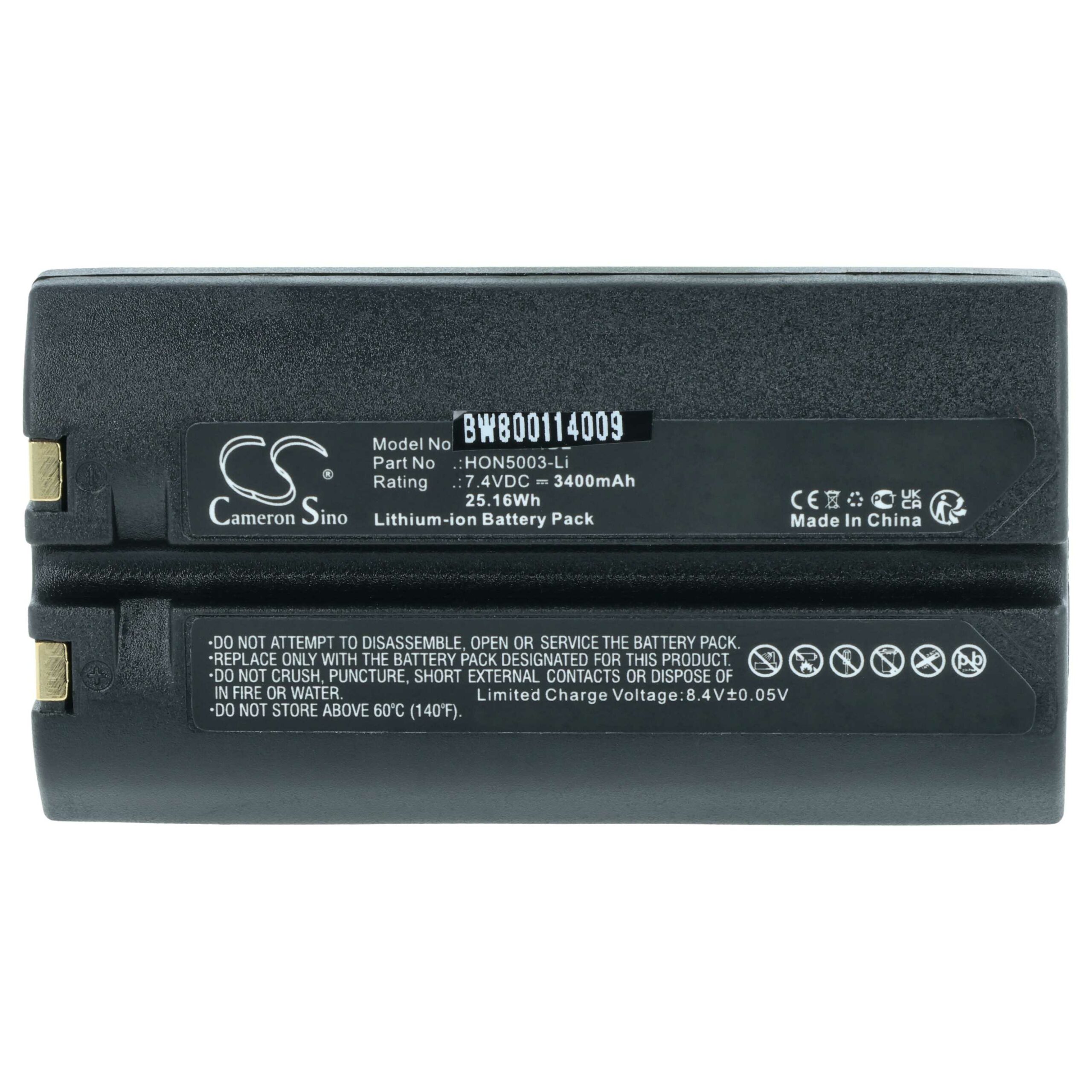 Bateria vhbw para Honeywell HON5003-Li / Mannesmann / D2 Barcode Scanner POS 3400 mAh 7.4 V - Image 3