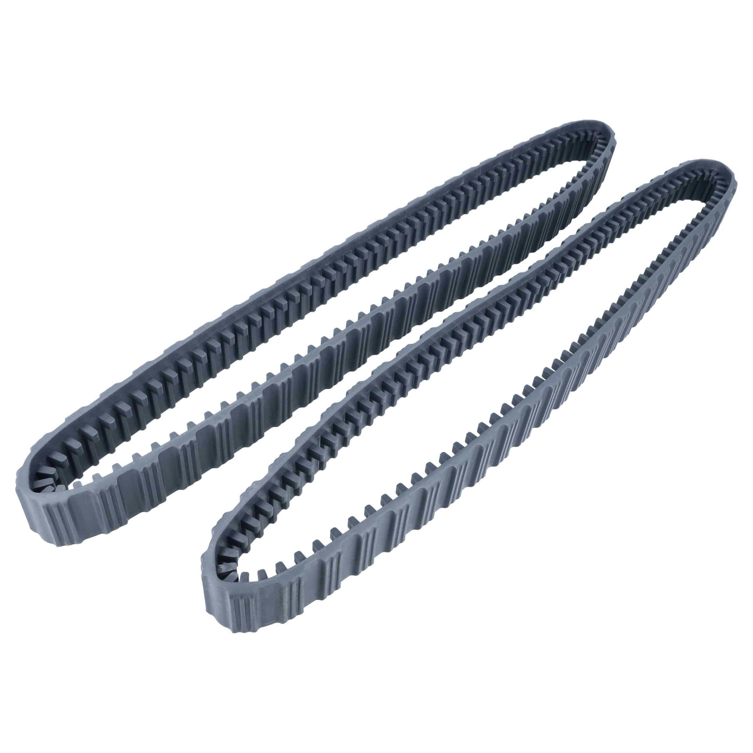 2 correias dentadas de transmissão vhbw para robôs de piscina Aiper Scuba N1, S1, X1 e X1 Pro - Image 2