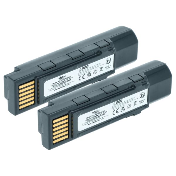 2x Bateria vhbw para leitor de códigos de barras Datalogic Gryphon 4500 (3400 mAh, 3.7 V)
