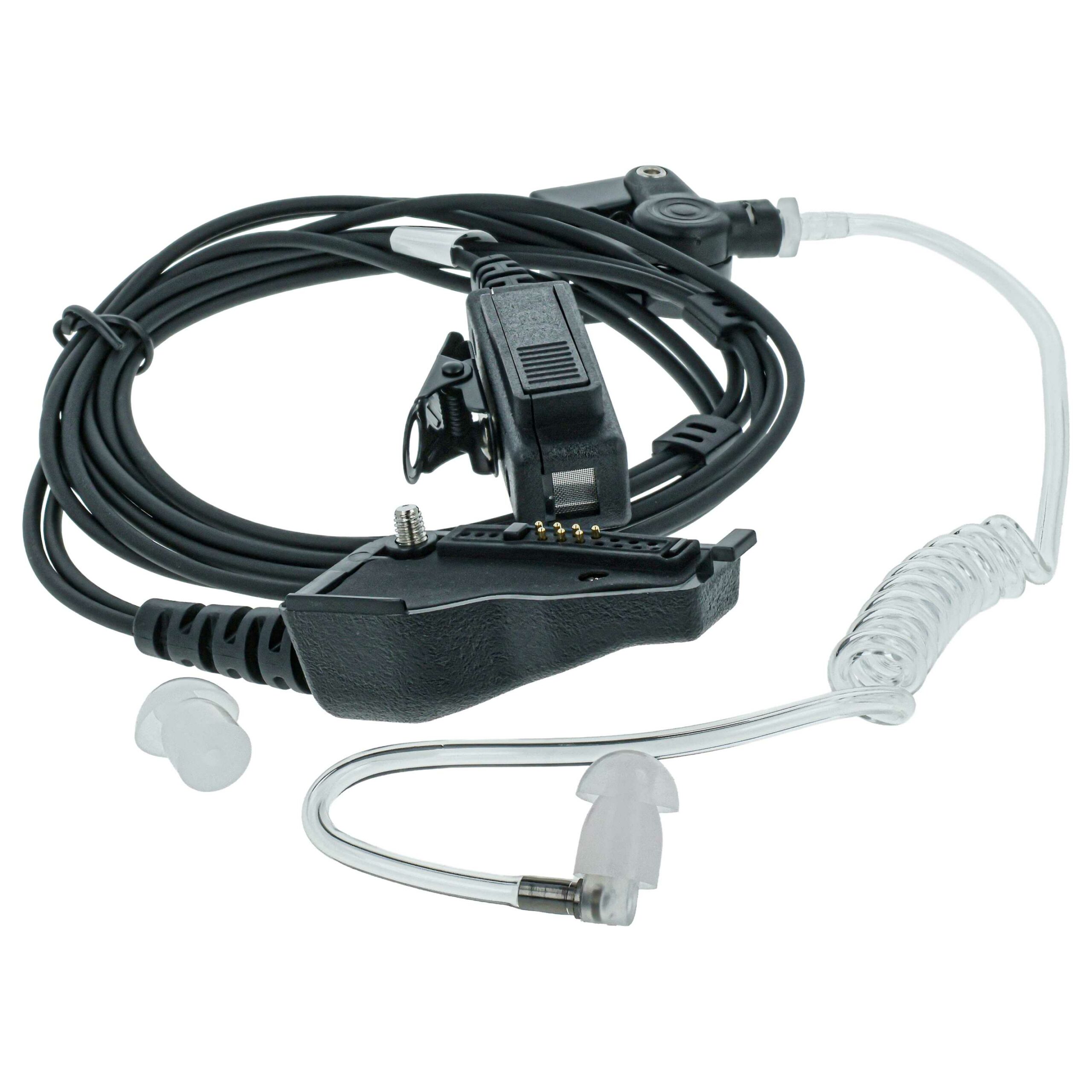 5x Auricular de Segurança vhbw com Microfone PTT para Kenwood TK-2140E e Rádios - Image 3