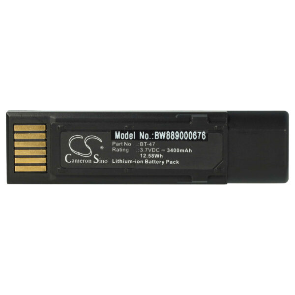 Bateria vhbw para leitor de códigos de barras Datalogic 3400 mAh 3.7 V