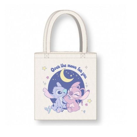 Bolsa Tote Reutilizável Konix Stitch e Angel