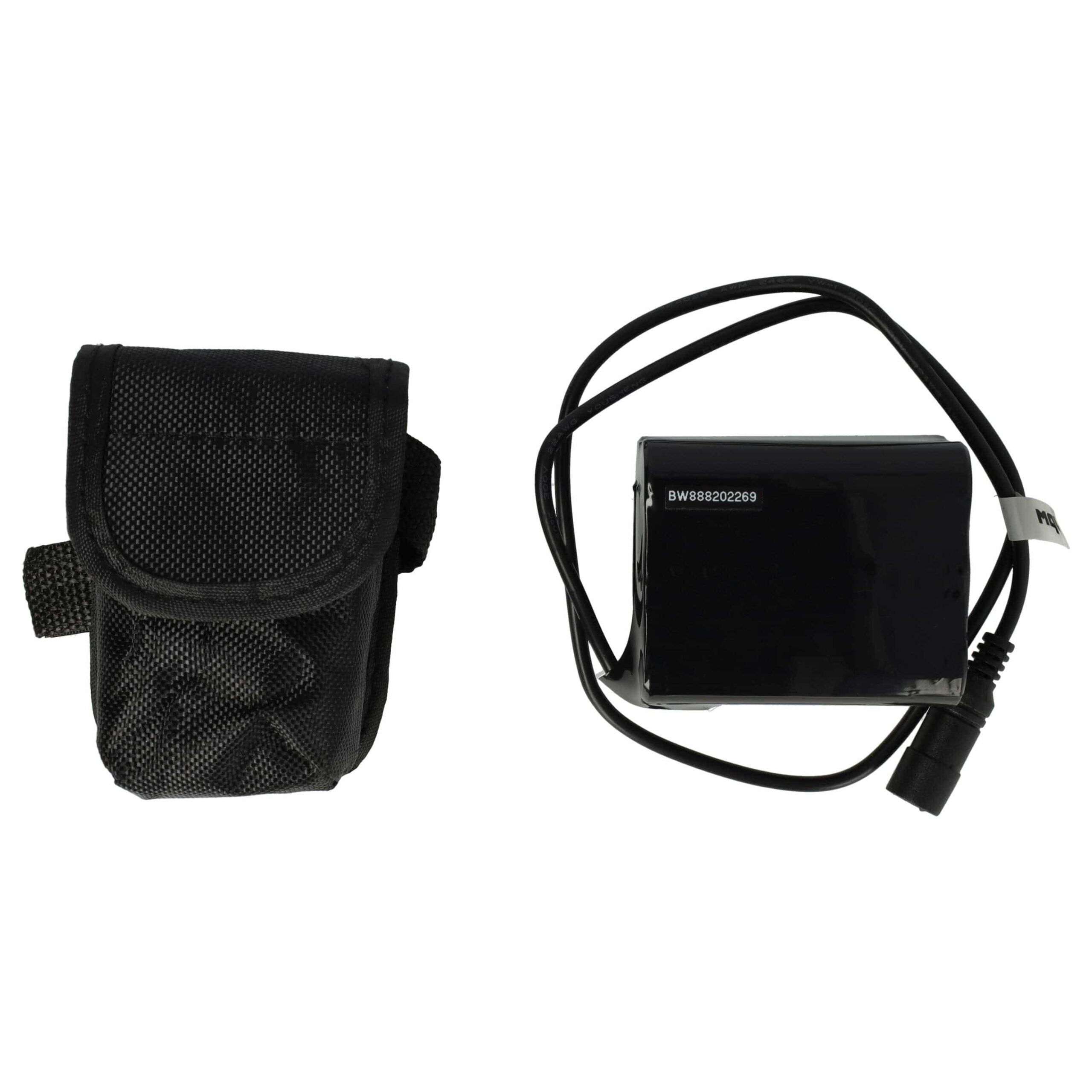 Pack de bateria vhbw 7800 mAh para luzes de bicicleta Supernova B54 Max e M99 Mini Pro B54