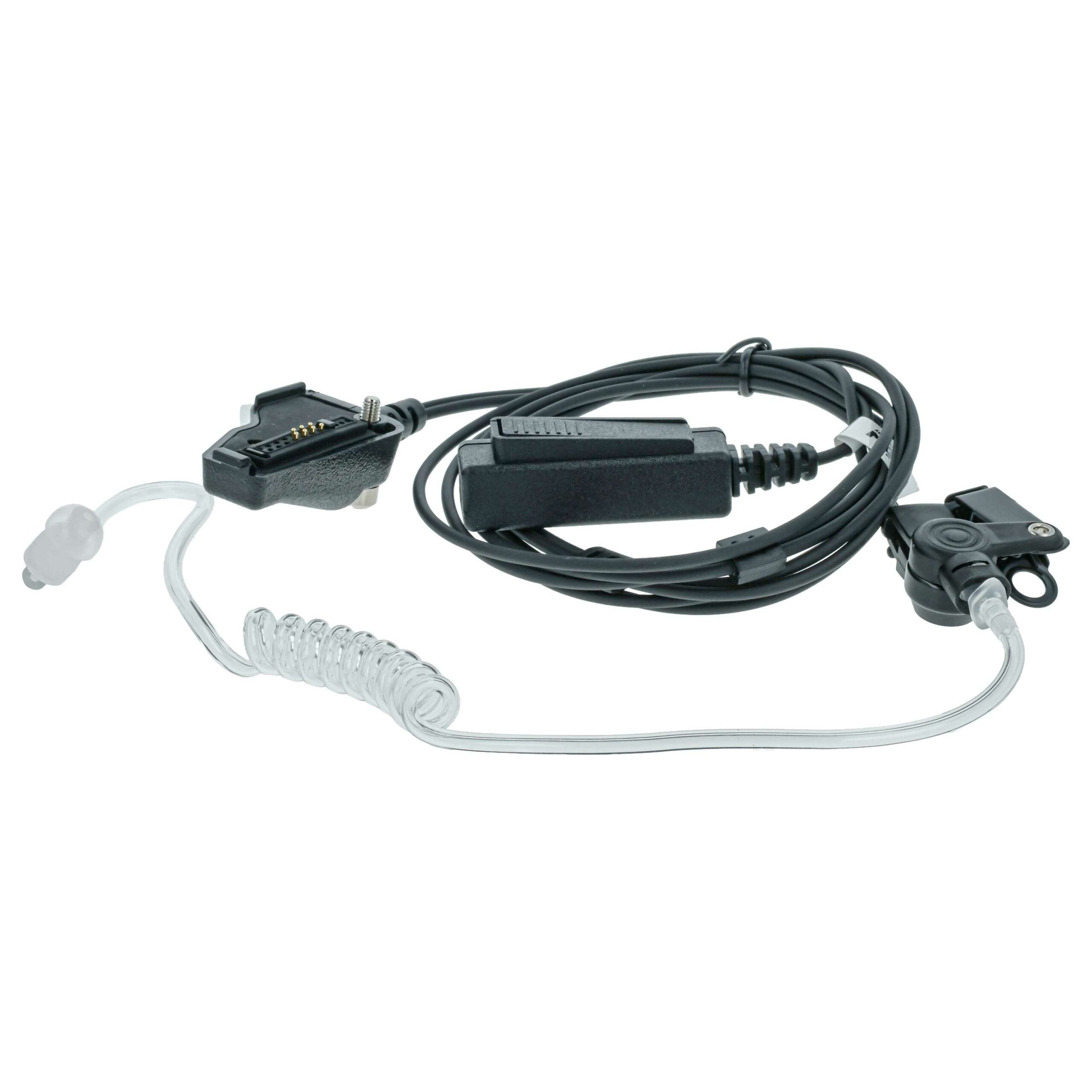 5x Auricular de Segurança vhbw com Microfone PTT para Kenwood TK-2140E e Rádios - Image 4