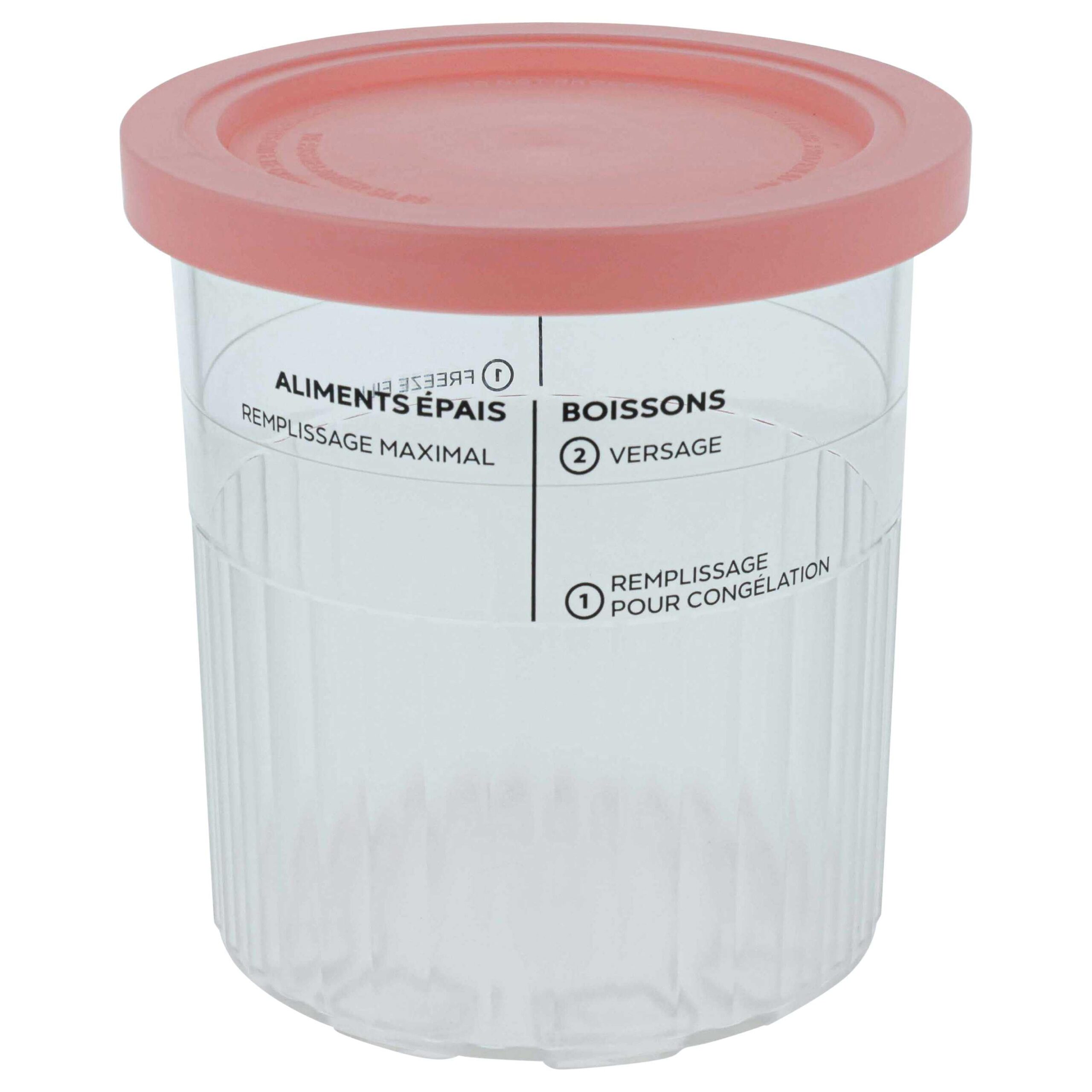 vhbw Conjunto de 4 recipientes de 680 ml para máquinas de gelados Ninja CREAMI NC500 e NC501, sem BPA - Image 2