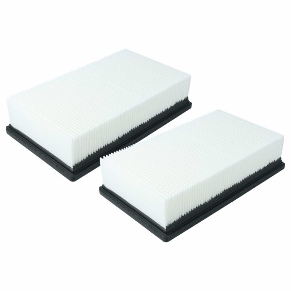 Conjunto de 2 filtros vhbw para aspiradores Kärcher – substitui 6.907-662.0, 6.904-190.0 e 6.904-360.0