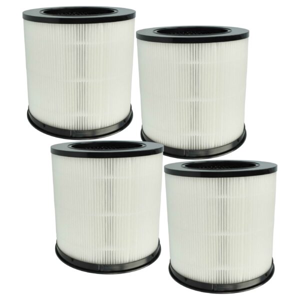 4x Filtros de Substituição vhbw para Xiaomi Smart Air Purifier 4 Compact - Pré-filtro + EPA + Carvão Ativado
