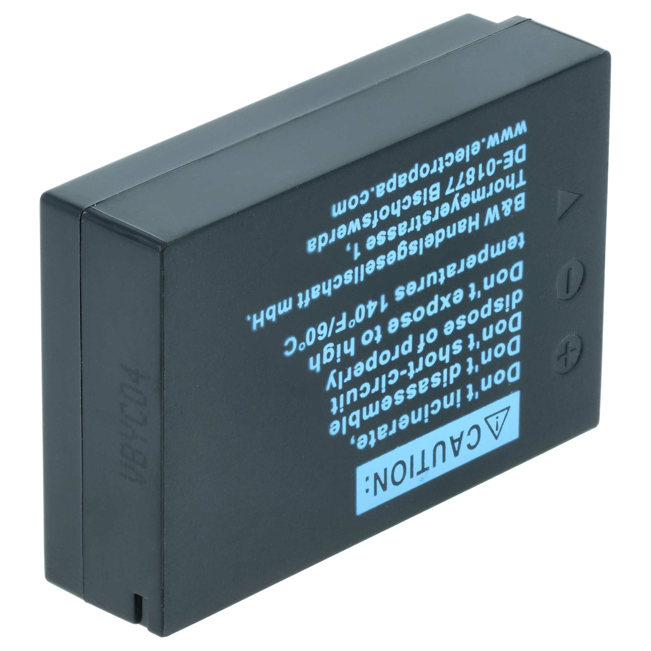 3x Bateria vhbw substitui Canon LP-E12 - 650mAh, 7.2V, Li-Ion - Image 2