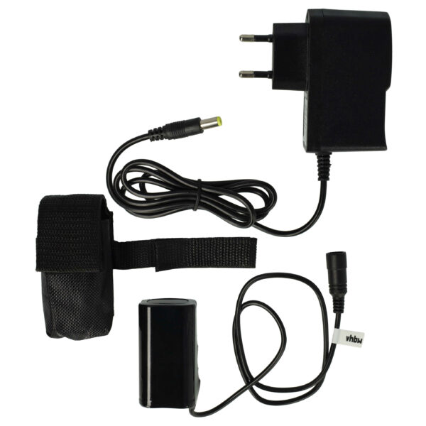 Bateria vhbw para Luz de Bicicleta Lupine, Supernova - 6000 mAh 7.4 V Li-Ion com Carregador