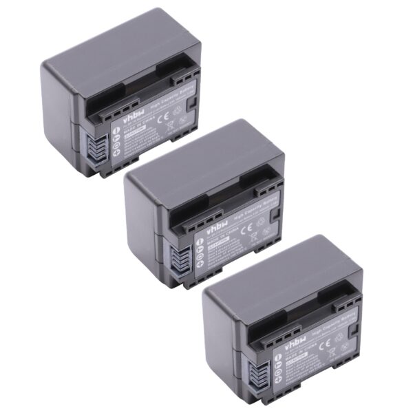 Bateria vhbw para Câmara Canon BP-718 (3x, 1600 mAh, 3.6 V, Li-Ion)